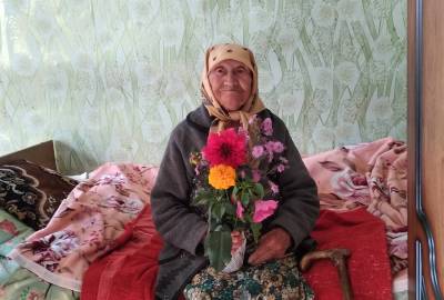 Старейшая жительница села Жабино